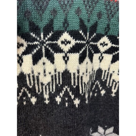 Vintage 90s Dale Of Norway Pure New Wool Sweater Mens Large Grandpa Christmas - Picture 5 of 11